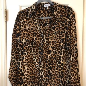 Express Portofino Shirt Leopard print L